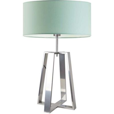 Lampa podłogowa LYSNE Thor, 60 W, E27, miętowa/srebrna, 61x40 cm Lampa podłogowa LYSNE Thor, 60 W, E27, miętowa/srebrna, 61x40 cm