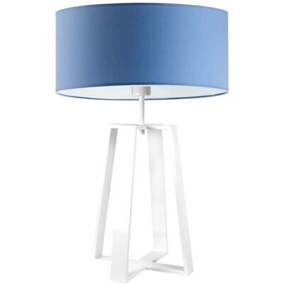 Lampa podłogowa LYSNE Thor, 60 W, E27, niebieska/biała, 61x40 cm Lampa podłogowa LYSNE Thor, 60 W, E27, niebieska/biała, 61x40 cm