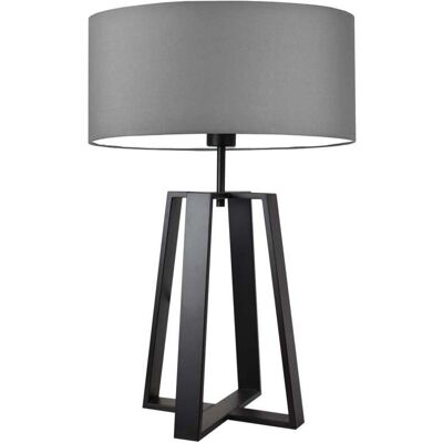Lampa podłogowa LYSNE Thor, 60 W, E27, stalowa/czarna, 61x40 cm Lampa podłogowa LYSNE Thor, 60 W, E27, stalowa/czarna, 61x40 cm