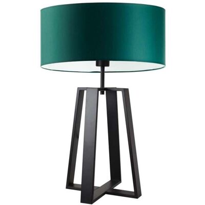 Lampa podłogowa LYSNE Thor, 60 W, E27, zieleń butelkowa/czarna, 61x40 cm Lampa podłogowa LYSNE Thor, 60 W, E27, zieleń butelkowa/czarna, 61x40 cm