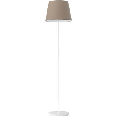 Lampa podłogowa LYSNE Vasto, 60 W, E27, beżowa/biała, 162,5x37 cm Lampa podłogowa LYSNE Vasto, 60 W, E27, beżowa/biała, 162,5x37 cm