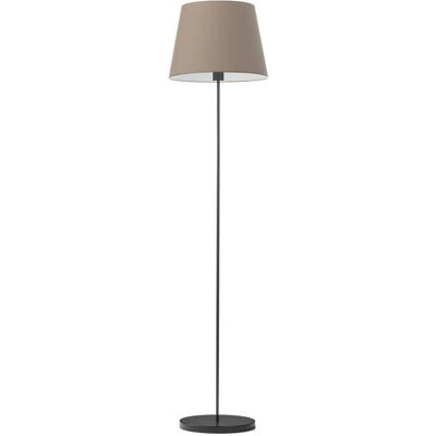 Lampa podłogowa LYSNE Vasto, 60 W, E27, beżowa/czarna, 162,5x37 cm Lampa podłogowa LYSNE Vasto, 60 W, E27, beżowa/czarna, 162,5x37 cm
