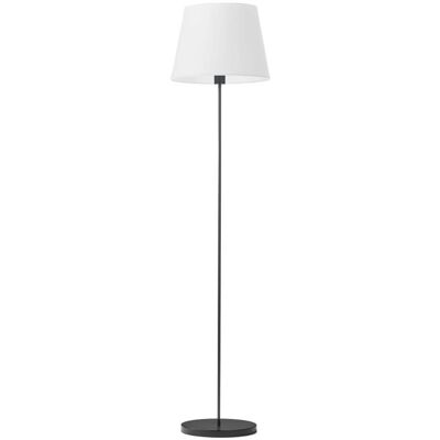 Lampa podłogowa LYSNE Vasto, 60 W, E27, biała/czarna, 162,5x37 cm Lampa podłogowa LYSNE Vasto, 60 W, E27, biała/czarna, 162,5x37 cm