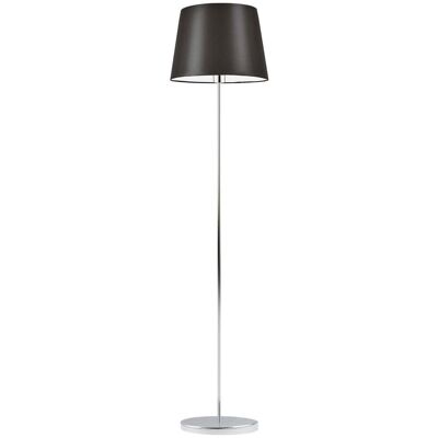 Lampa podłogowa LYSNE Vasto, 60 W, E27, brązowa/chrom, 162,5x37 cm Lampa podłogowa LYSNE Vasto, 60 W, E27, brązowa/chrom, 162,5x37 cm