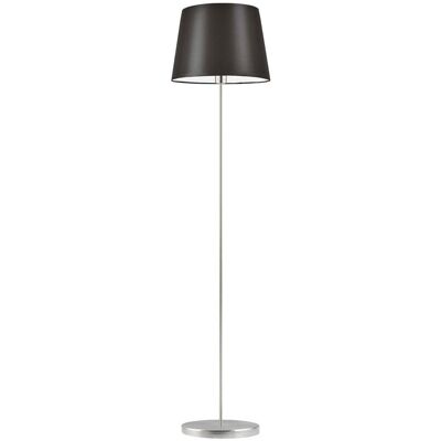 Lampa podłogowa LYSNE Vasto, 60 W, E27, brązowa/stalowa, 162,5x37 cm Lampa podłogowa LYSNE Vasto, 60 W, E27, brązowa/stalowa, 162,5x37 cm