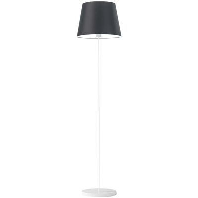 Lampa podłogowa LYSNE Vasto, 60 W, E27, czarna/biała, 162,5x37 cm Lampa podłogowa LYSNE Vasto, 60 W, E27, czarna/biała, 162,5x37 cm