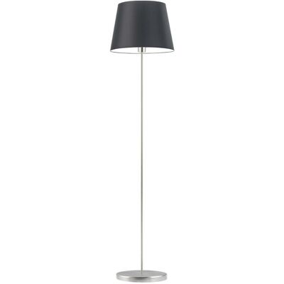 Lampa podłogowa LYSNE Vasto, 60 W, E27, czarna/stalowa, 162,5x37 cm Lampa podłogowa LYSNE Vasto, 60 W, E27, czarna/stalowa, 162,5x37 cm