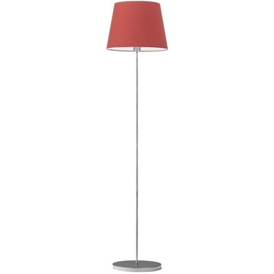 Lampa podłogowa LYSNE Vasto, 60 W, E27, czerwona/srebrna, 162,5x37 cm Lampa podłogowa LYSNE Vasto, 60 W, E27, czerwona/srebrna, 162,5x37 cm