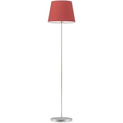 Lampa podłogowa LYSNE Vasto, 60 W, E27, czerwona/stalowa, 162,5x37 cm Lampa podłogowa LYSNE Vasto, 60 W, E27, czerwona/stalowa, 162,5x37 cm