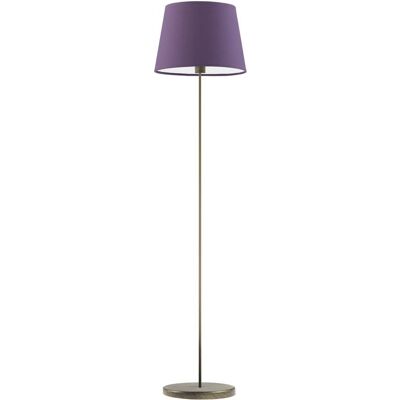 Lampa podłogowa LYSNE Vasto, 60 W, E27, fioletowa/złota, 162,5x37 cm Lampa podłogowa LYSNE Vasto, 60 W, E27, fioletowa/złota, 162,5x37 cm