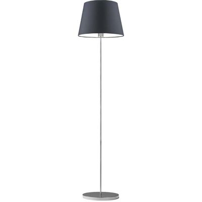 Lampa podłogowa LYSNE Vasto, 60 W, E27, grafitowa/srebrna, 162,5x37 cm Lampa podłogowa LYSNE Vasto, 60 W, E27, grafitowa/srebrna, 162,5x37 cm