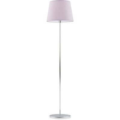 Lampa podłogowa LYSNE Vasto, 60 W, E27, jasnofioletowa/chrom, 162,5x37 cm Lampa podłogowa LYSNE Vasto, 60 W, E27, jasnofioletowa/chrom, 162,5x37 cm