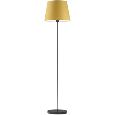 Lampa podłogowa LYSNE Vasto, 60 W, E27, musztardowa/czarna, 162,5x37 cm Lampa podłogowa LYSNE Vasto, 60 W, E27, musztardowa/czarna, 162,5x37 cm