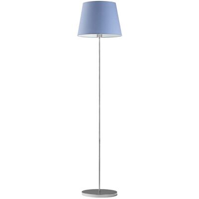Lampa podłogowa LYSNE Vasto, 60 W, E27, niebieska/srebrna, 162,5x37 cm Lampa podłogowa LYSNE Vasto, 60 W, E27, niebieska/srebrna, 162,5x37 cm