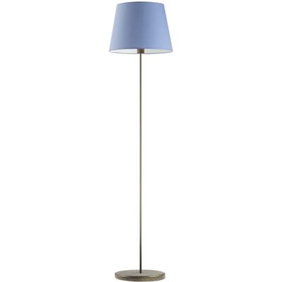 Lampa podłogowa LYSNE Vasto, 60 W, E27, niebieska/złota, 162,5x37 cm Lampa podłogowa LYSNE Vasto, 60 W, E27, niebieska/złota, 162,5x37 cm