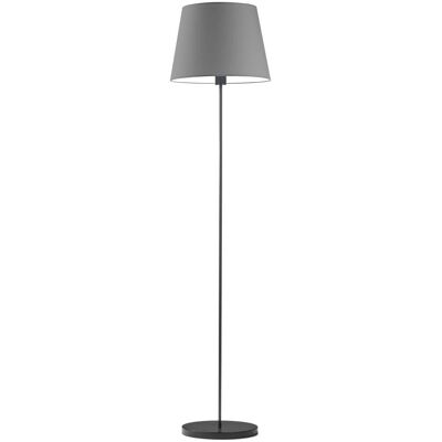Lampa podłogowa LYSNE Vasto, 60 W, E27, stalowa/czarna, 162,5x37 cm Lampa podłogowa LYSNE Vasto, 60 W, E27, stalowa/czarna, 162,5x37 cm