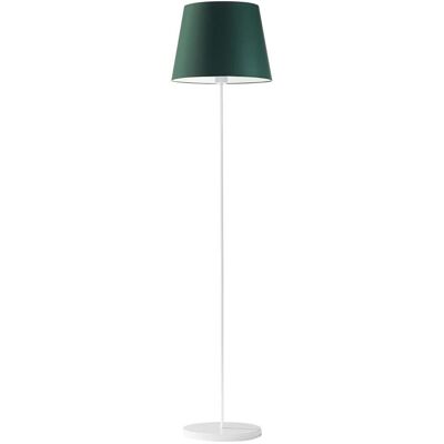 Lampa podłogowa LYSNE Vasto, 60 W, E27, zieleń butelkowa/biała, 162,5x37 cm Lampa podłogowa LYSNE Vasto, 60 W, E27, zieleń butelkowa/biała, 162,5x37 cm