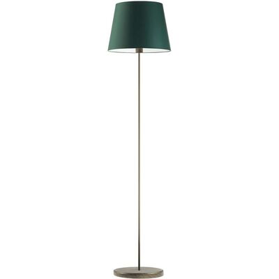 Lampa podłogowa LYSNE Vasto, 60 W, E27, zieleń butelkowa/złota, 162,5x37 cm Lampa podłogowa LYSNE Vasto, 60 W, E27, zieleń butelkowa/złota, 162,5x37 cm