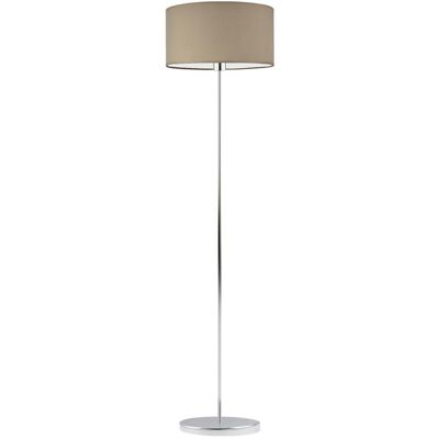 Lampa podłogowa LYSNE Werona, 60 W, E27, beżowa/chrom, 156x40 cm Lampa podłogowa LYSNE Werona, 60 W, E27, beżowa/chrom, 156x40 cm