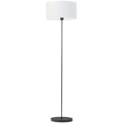 Lampa podłogowa LYSNE Werona, 60 W, E27, biała/czarna, 156x40 cm Lampa podłogowa LYSNE Werona, 60 W, E27, biała/czarna, 156x40 cm