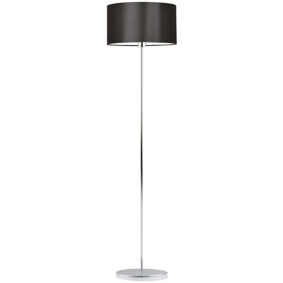 Lampa podłogowa LYSNE Werona, 60 W, E27, brązowa/chrom, 156x40 cm Lampa podłogowa LYSNE Werona, 60 W, E27, brązowa/chrom, 156x40 cm