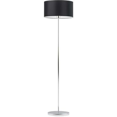 Lampa podłogowa LYSNE Werona, 60 W, E27, czarna/chrom, 156x40 cm Lampa podłogowa LYSNE Werona, 60 W, E27, czarna/chrom, 156x40 cm