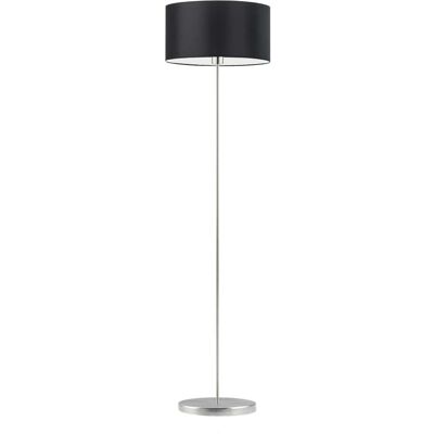 Lampa podłogowa LYSNE Werona, 60 W, E27, czarna/stalowa, 156x40 cm Lampa podłogowa LYSNE Werona, 60 W, E27, czarna/stalowa, 156x40 cm