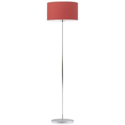 Lampa podłogowa LYSNE Werona, 60 W, E27, czerwona/chrom, 156x40 cm Lampa podłogowa LYSNE Werona, 60 W, E27, czerwona/chrom, 156x40 cm