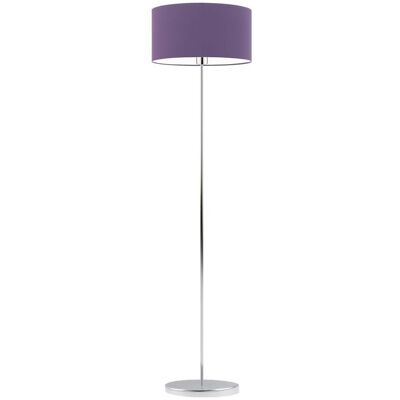 Lampa podłogowa LYSNE Werona, 60 W, E27, fioletowa/chrom, 156x40 cm Lampa podłogowa LYSNE Werona, 60 W, E27, fioletowa/chrom, 156x40 cm