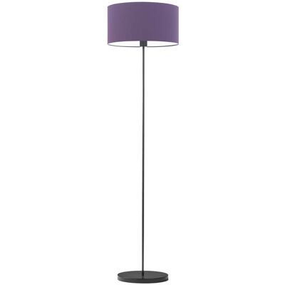 Lampa podłogowa LYSNE Werona, 60 W, E27, fioletowa/czarna, 156x40 cm Lampa podłogowa LYSNE Werona, 60 W, E27, fioletowa/czarna, 156x40 cm