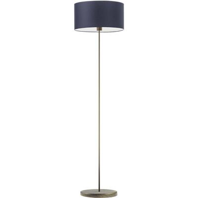 Lampa podłogowa LYSNE Werona, 60 W, E27, granatowa/złota, 156x40 cm Lampa podłogowa LYSNE Werona, 60 W, E27, granatowa/złota, 156x40 cm