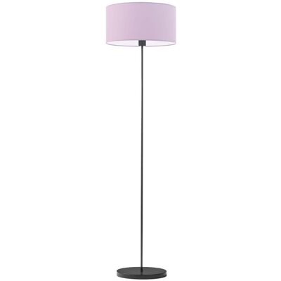 Lampa podłogowa LYSNE Werona, 60 W, E27, jasnofioletowa/czarna, 156x40 cm Lampa podłogowa LYSNE Werona, 60 W, E27, jasnofioletowa/czarna, 156x40 cm