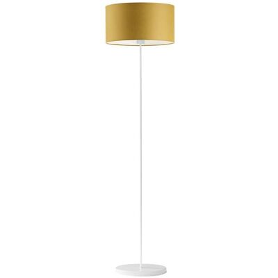 Lampa podłogowa LYSNE Werona, 60 W, E27, musztardowa/biała, 156x40 cm Lampa podłogowa LYSNE Werona, 60 W, E27, musztardowa/biała, 156x40 cm