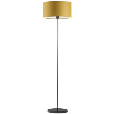 Lampa podłogowa LYSNE Werona, 60 W, E27, musztardowa/czarna, 156x40 cm Lampa podłogowa LYSNE Werona, 60 W, E27, musztardowa/czarna, 156x40 cm