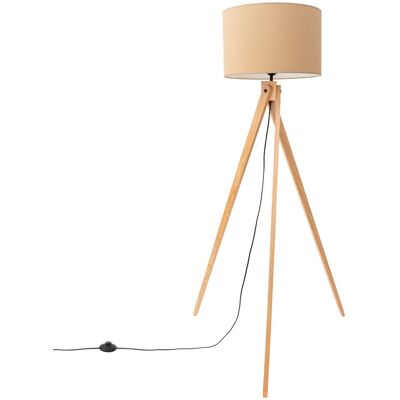 Lampa podłogowa NATT taupe tuba rozproszone światło, włącznik SL.1905 Sollux Lighting Lampa podłogowa NATT taupe tuba rozproszone światło, włącznik SL.1905 Sollux Lighting