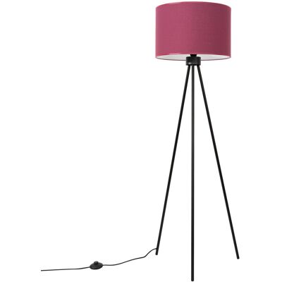 Lampa podłogowa NEVIA burgund walec rozproszone światło, włącznik SL.1856 Sollux Lighting Lampa podłogowa NEVIA burgund walec rozproszone światło, włącznik SL.1856 Sollux Lighting