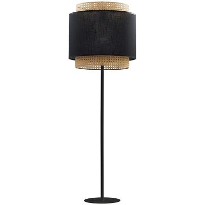 TK Lighting - BOHO BLACK 5568 - Rattan - 145cm - Lampa stojąca TK Lighting - BOHO BLACK 5568 - Rattan - 145cm - Lampa stojąca