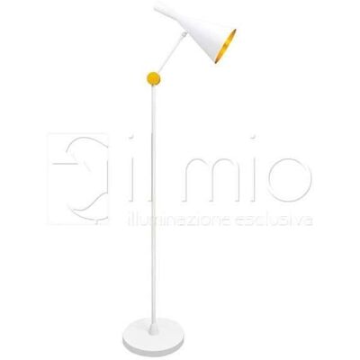 Mitac - MODERN 308023 - Biały - Złoty akcent - Lampa stojąca Mitac - MODERN 308023 - Biały - Złoty akcent - Lampa stojąca