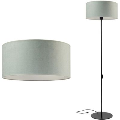 Inny producent Lampa podłogowa stojąca do salonu z abażurem welurowym szałwiowym industrialna loft Inny producent Lampa podłogowa stojąca do salonu z abażurem welurowym szałwiowym industrialna loft