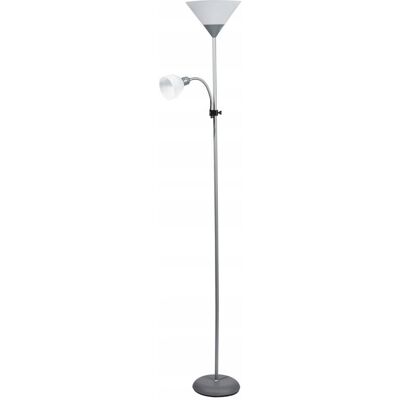 Volteno Lampa Podłogowa Stojąca Led Cleo E14+E27 Szara Volteno Lampa Podłogowa Stojąca Led Cleo E14+E27 Szara