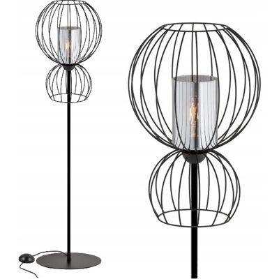 Inny producent Lampa Podłogowa Stojąca Szklany Klosz Loft Led Inny producent Lampa Podłogowa Stojąca Szklany Klosz Loft Led