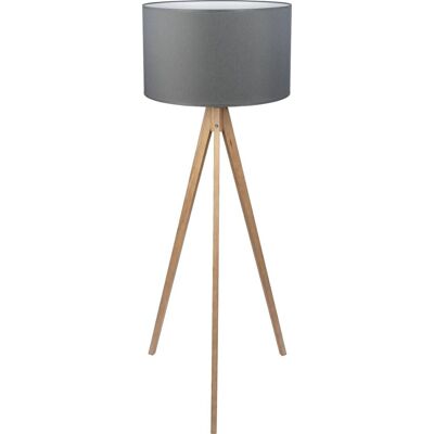 Lampa podłogowa TK LIGHTING Treviso, szara, E27 Lampa podłogowa TK LIGHTING Treviso, szara, E27
