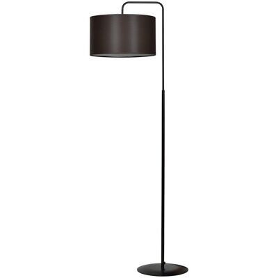 EMIBIG Lampa Podłogowa Trapo Lp1 Bl Wenge Czarna Wenge Abażur EMIBIG Lampa Podłogowa Trapo Lp1 Bl Wenge Czarna Wenge Abażur