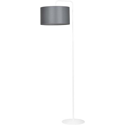 EMIBIG Lampa Podłogowa Trapo Lp1 Wh Gray Biało/Szara, Abażur EMIBIG Lampa Podłogowa Trapo Lp1 Wh Gray Biało/Szara, Abażur