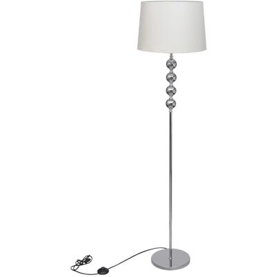 VMP Lampa podłogowa z 4 dekoracyjnymi kulami, wysoka, biała VMP Lampa podłogowa z 4 dekoracyjnymi kulami, wysoka, biała