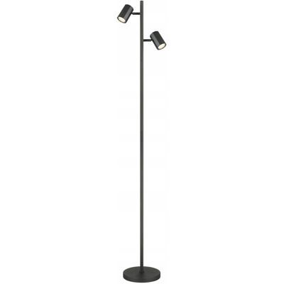 Lampa stojąca GLOBO LIGHTING James - Nowoczesny szary metal z 2 LED GU10 Lampa stojąca GLOBO LIGHTING James - Nowoczesny szary metal z 2 LED GU10