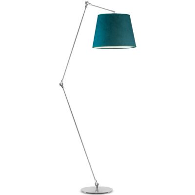 LYSNE Lampa podłogowa z regulacją kąta padania światła MANILA VELUR, zieleń butelkowa LYSNE Lampa podłogowa z regulacją kąta padania światła MANILA VELUR, zieleń butelkowa