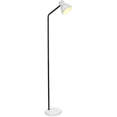 Lampa podłogowa Zumba Biały Czarny, Candellux Lampa podłogowa Zumba Biały Czarny, Candellux