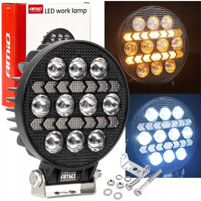 Amio Lampa Robocza Halogen Led Naświetlacz Reflektor Pozycyjne Awl76 45w 12v 24v Amio Lampa Robocza Halogen Led Naświetlacz Reflektor Pozycyjne Awl76 45w 12v 24v