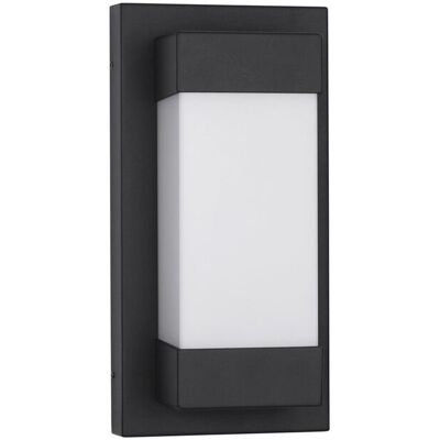 Nova Luce Leto II Zewnętrzna lampa ścienna Sandy Black aluminium LED 18W 2132Lm 3000K IP65 Nova Luce Leto II Zewnętrzna lampa ścienna Sandy Black aluminium LED 18W 2132Lm 3000K IP65
